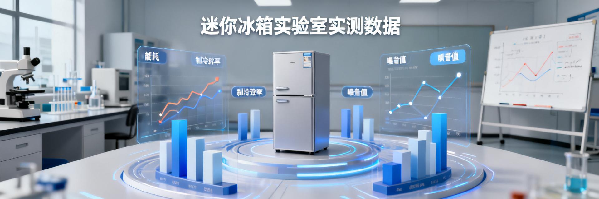 2474-128L Mini Fridge Official Review: Latest Measured Capacity · Power Consumption · Noise Three-dimensional Data Report